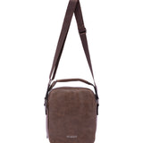Borsa a tracolla uomo Ecopelle e poliestere BC1193-CAFFE' B Cavalli