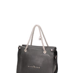 Borsa a spalla da donna Vera pelle JR-W-101-BLACK-SILVER John Richmond