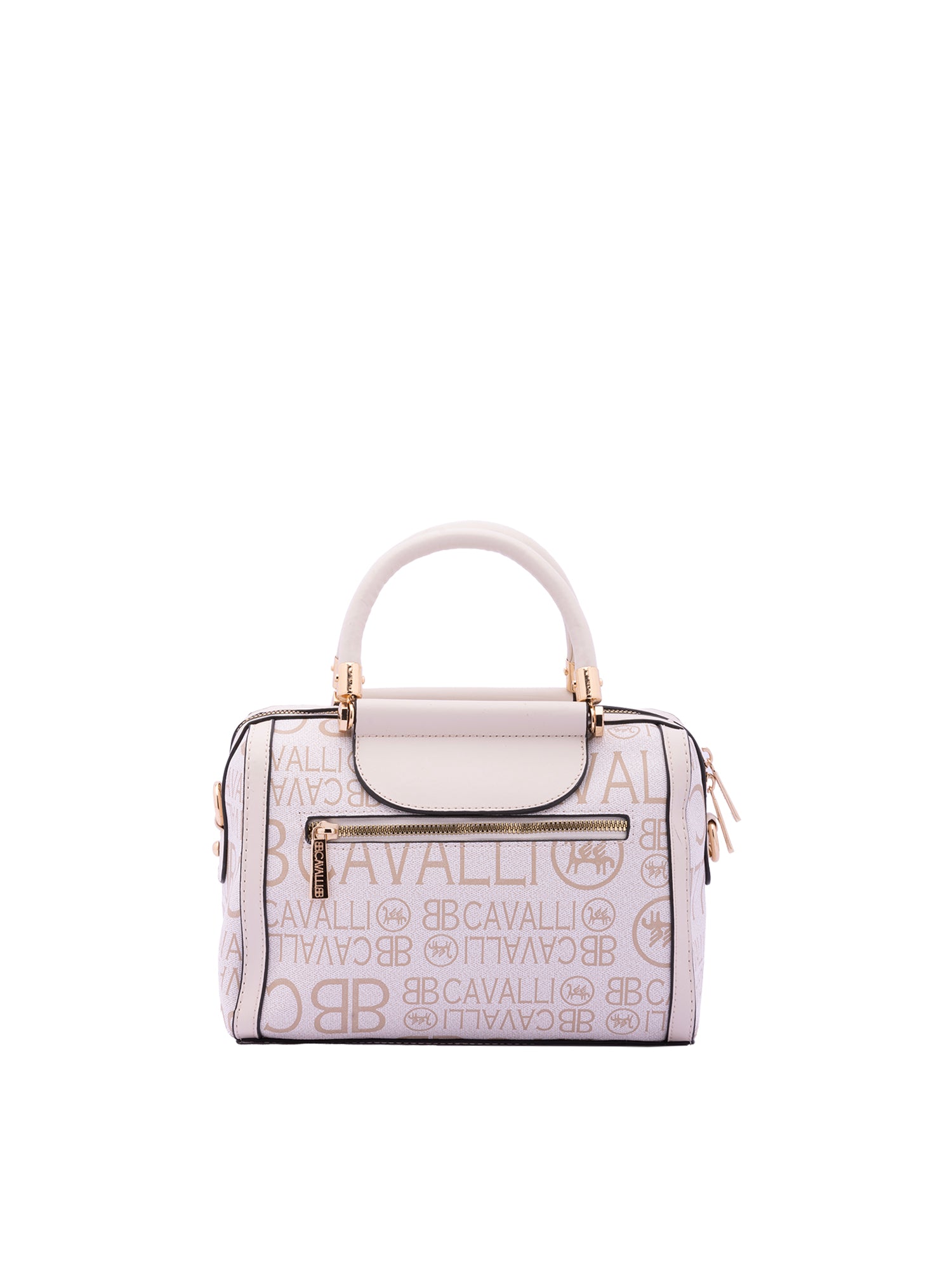 Borsa a bauletto da donna Ecopelle BC1371-OFF WHITE B Cavalli