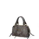 Erisia Borsa a spalla da donna Vera pelle 06091-018 GRIGIO MEDIO Gave Lux