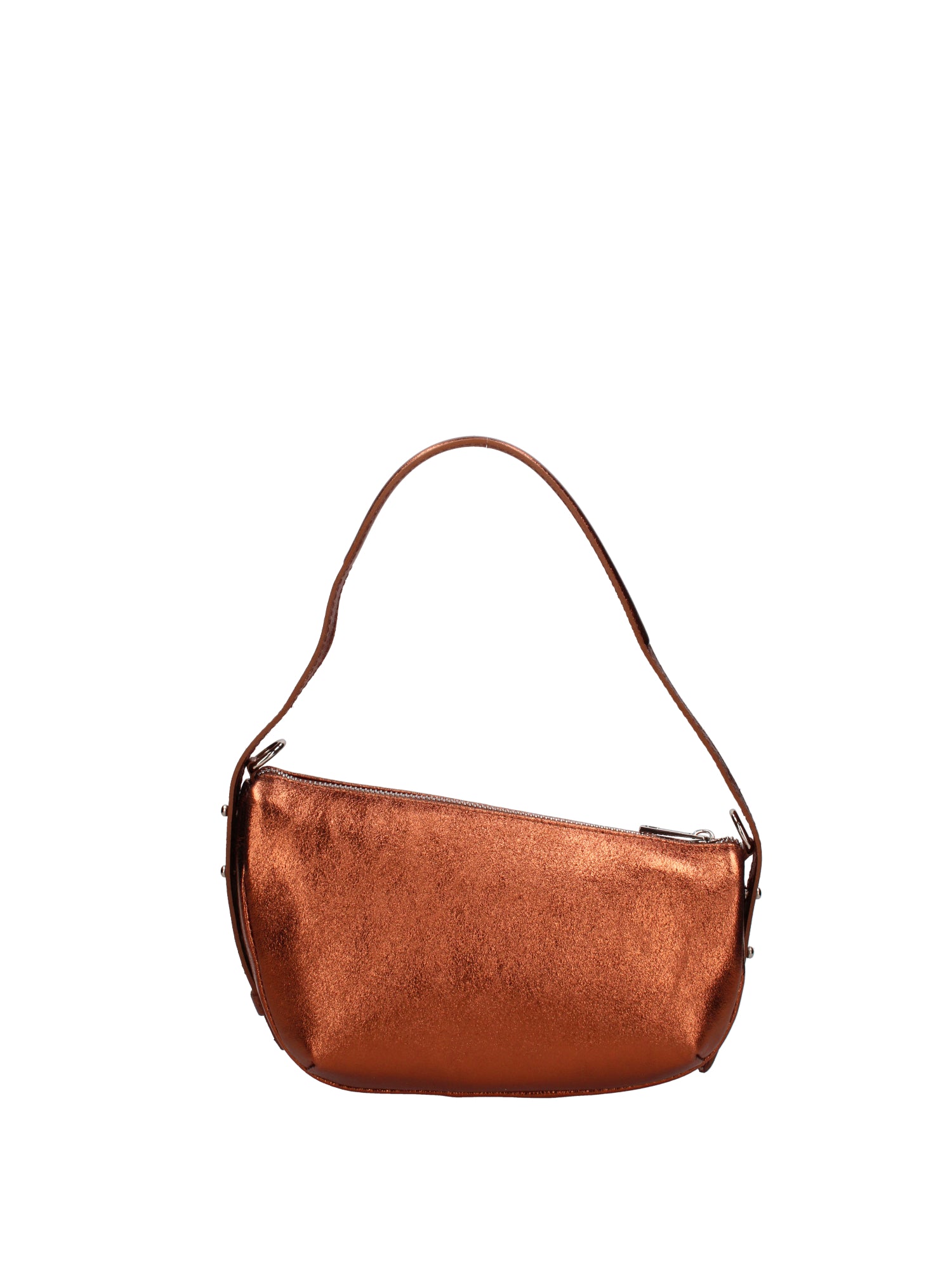 Borsa a spalla da donna Vera pelle e metallo 07228-L006 RAME Roberta Rossi