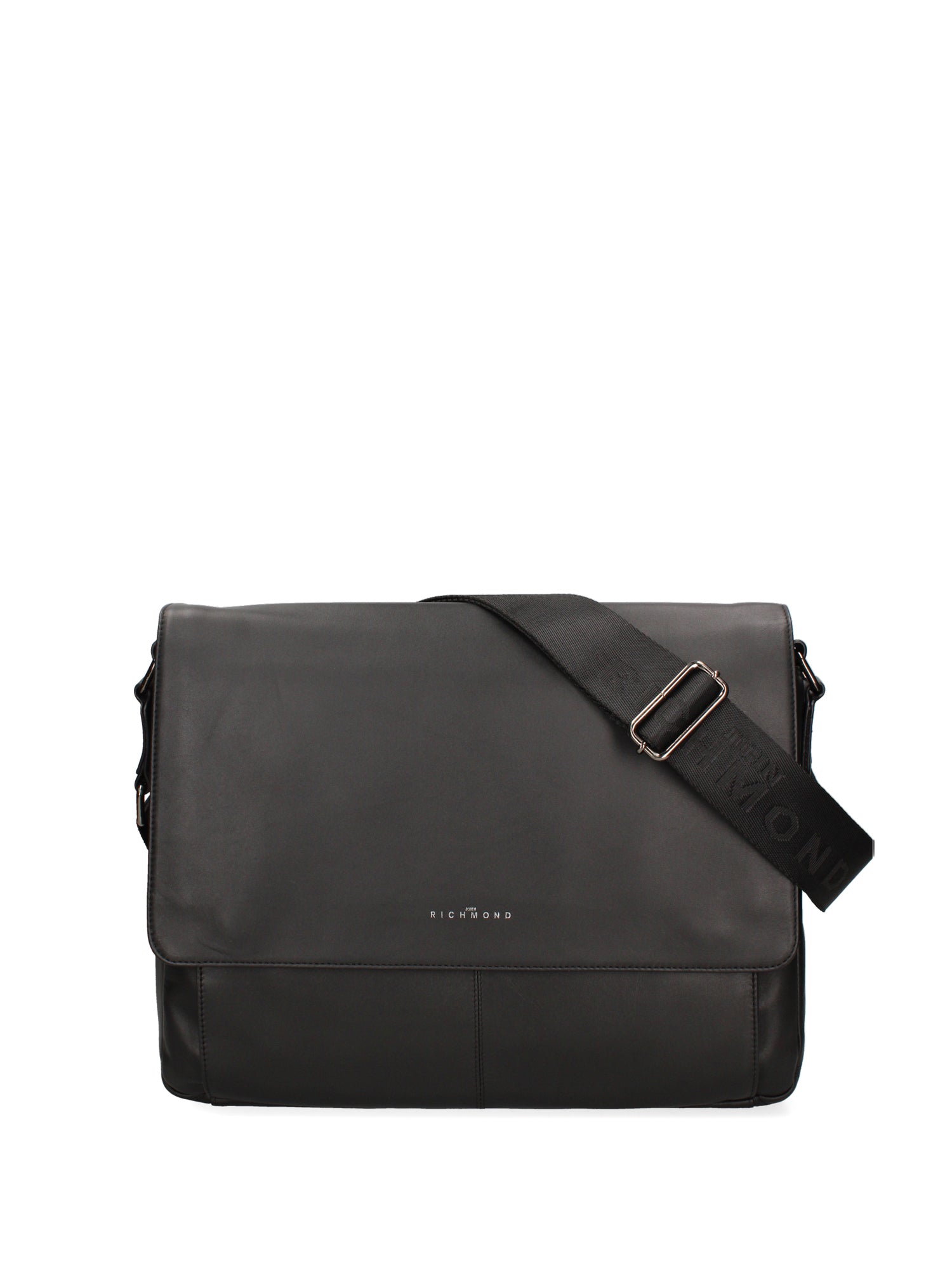 Borsa a spalla da uomo in vera pelle Casual JR-B141-BLACK John Richmond