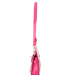 Katie Borsa a tracolla da donna 100% vera pelle 07145-D02 FUXIA Viola Castellani