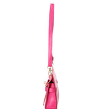Katie Borsa a tracolla da donna 100% vera pelle 07145-D02 FUXIA Viola Castellani
