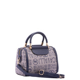 Borsa a bauletto da donna Ecopelle BC1371-BLU B Cavalli