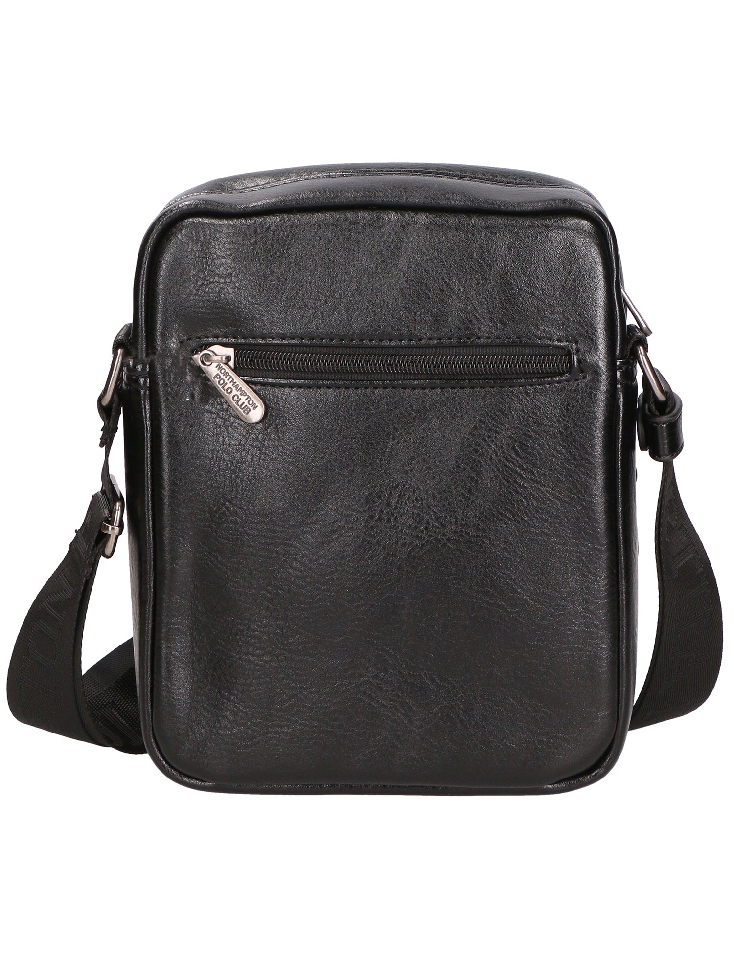 Borsa a tracolla uomo in pelle PU Casual PCL3081-BLACK Northampton Polo Club