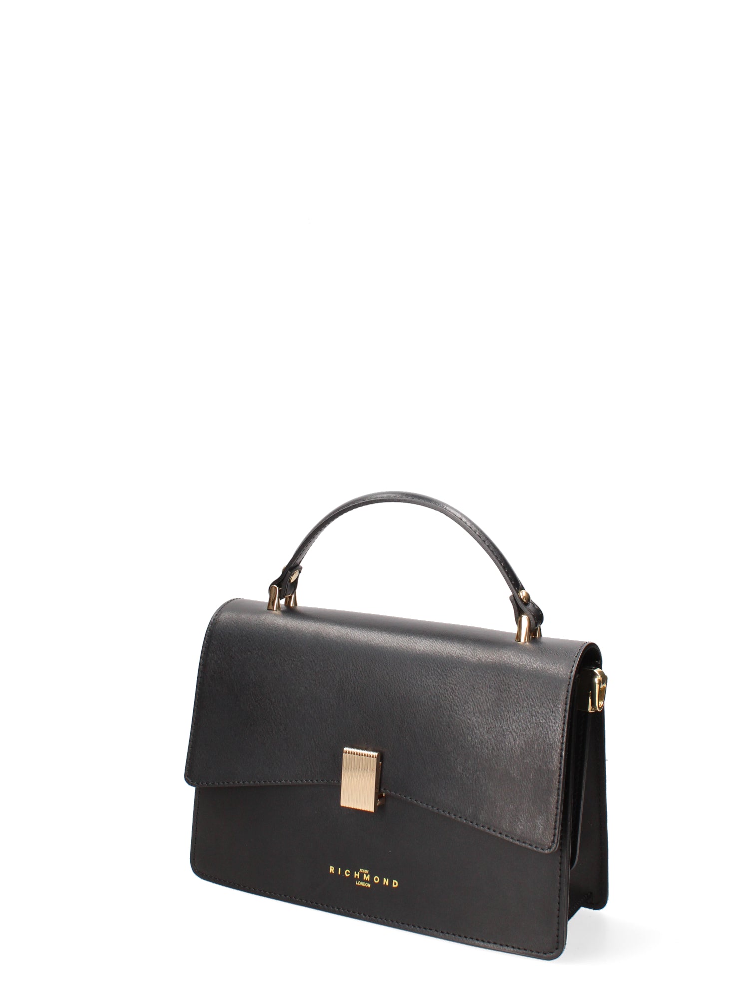 Borsa a tracolla da donna Vera pelle JR-W-1103BX-BLACK-GOLD John Richmond