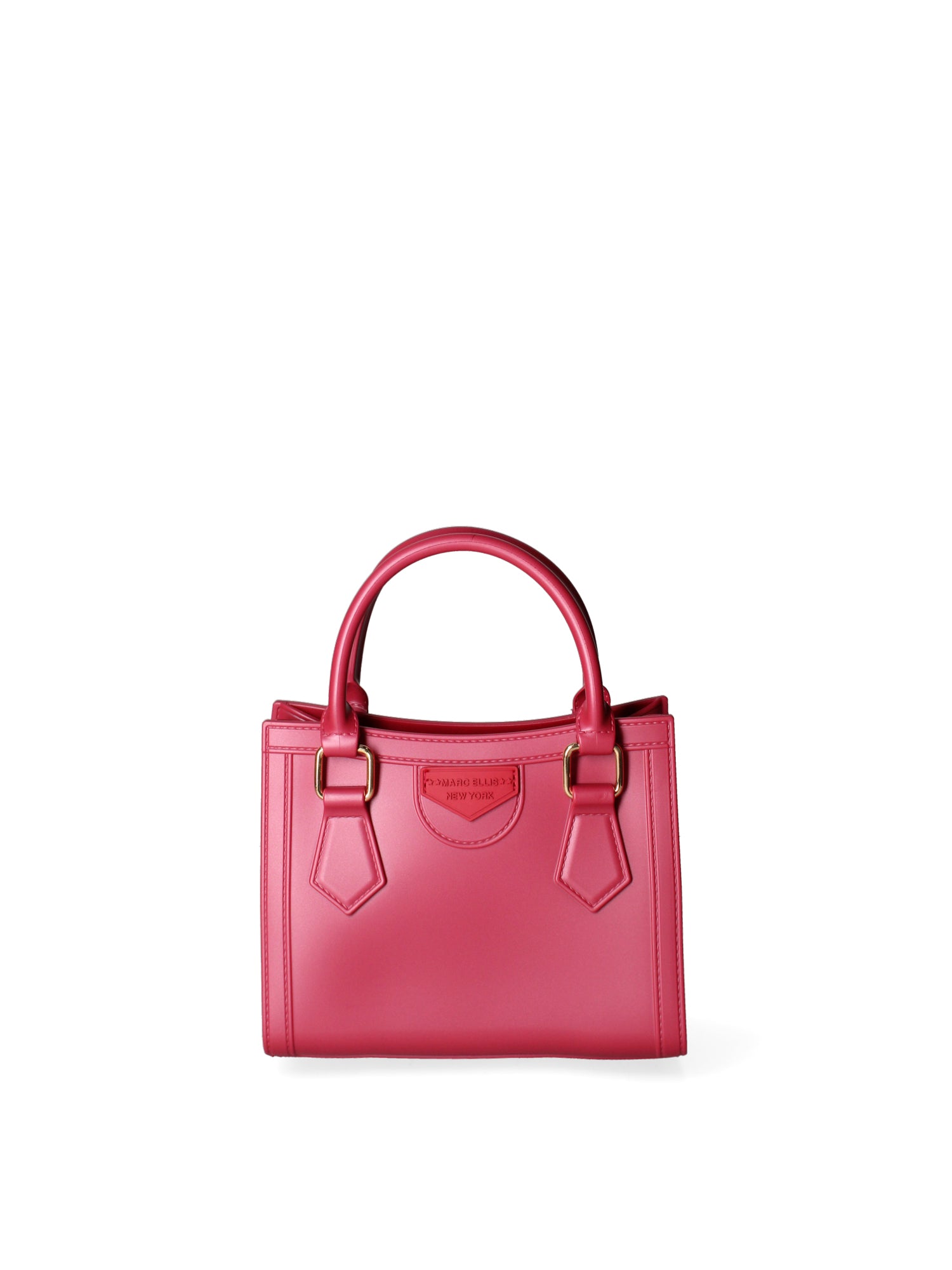 Borsa a mano da donna 100% Pvc FLAT-WOOD-S 24-CHERRY - GOLD Marc Ellis
