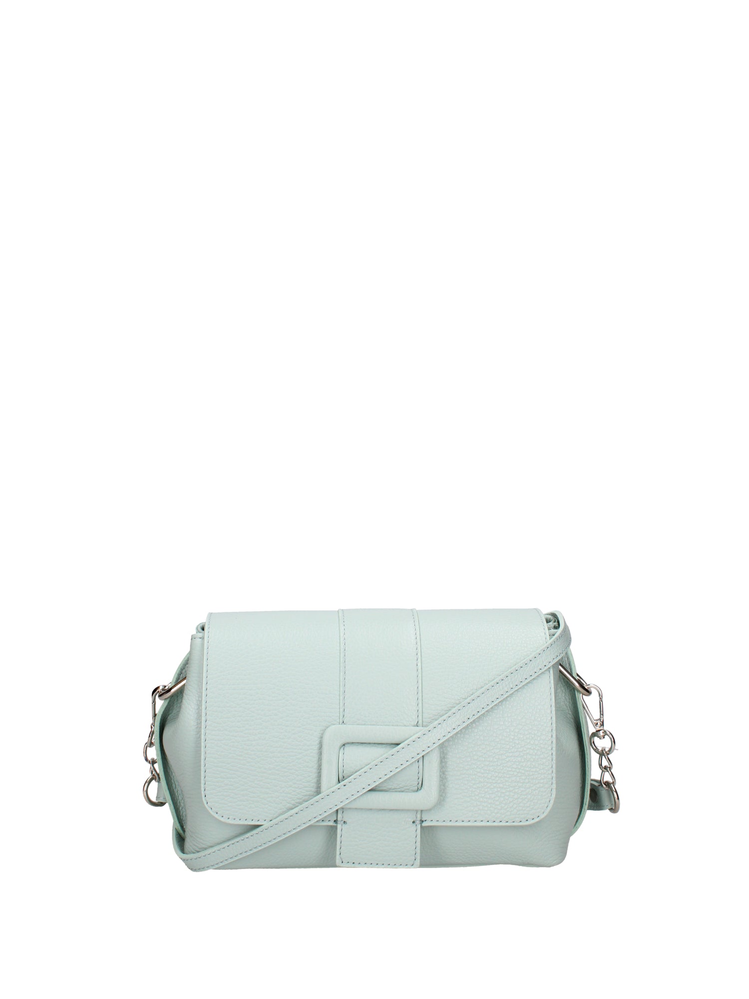 Borsa a tracolla da donna Vera pelle 07143-D102 CIELO Roberta Rossi