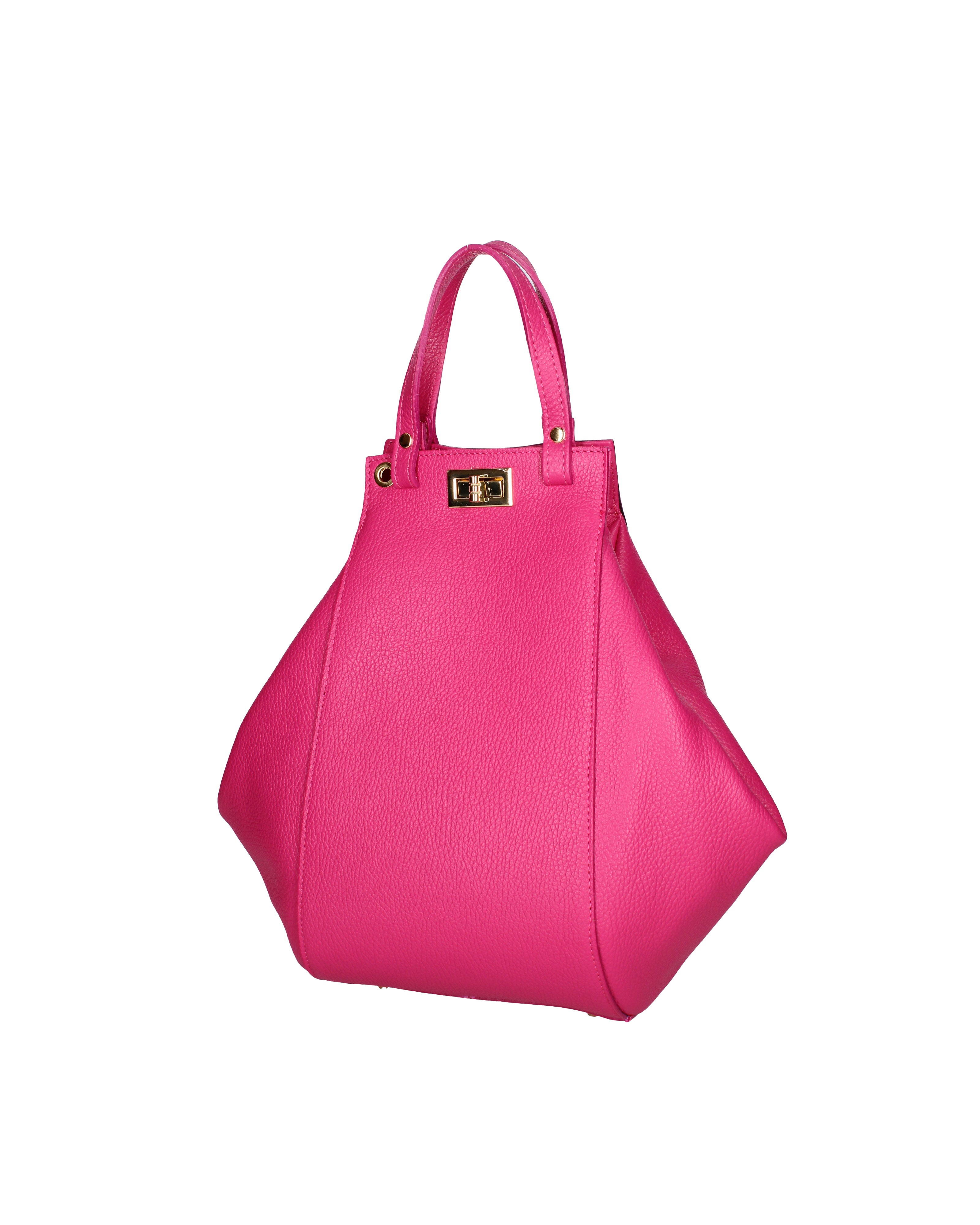Lindsey Borsa a mano da donna 100% vera pelle 07162-D02 FUXIA Viola Castellani