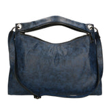 Ondina Borsa a spalla da donna Vera pelle 6569-BLU BLUE Gave Lux