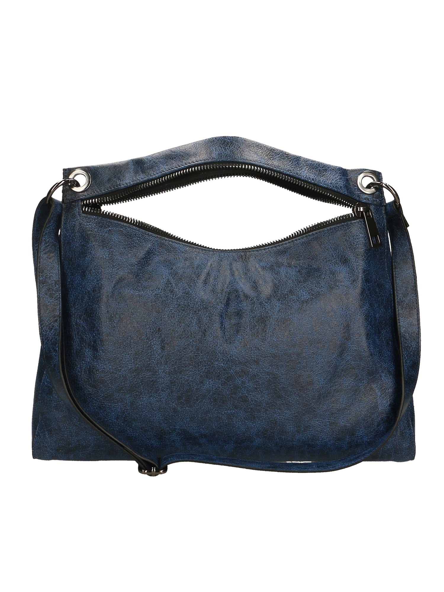 Ondina Borsa a spalla da donna Vera pelle 6569-BLU BLUE Gave Lux