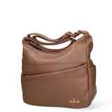 Borsa a tracolla da donna Ecopelle BC1382-TAUPE B Cavalli