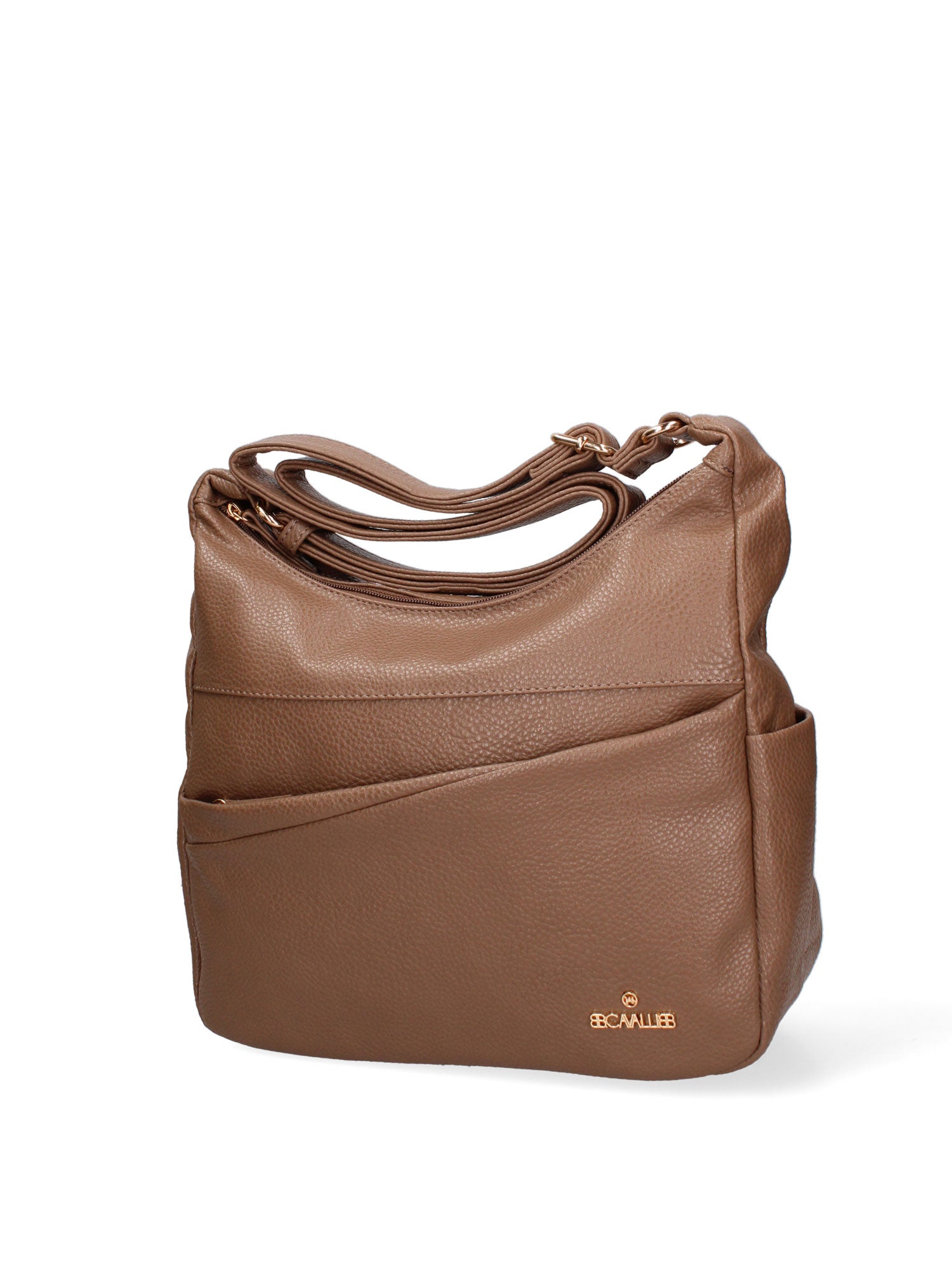 Borsa a tracolla da donna Ecopelle BC1382-TAUPE B Cavalli
