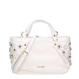 Iolara Lux Borsa a spalla da donna Vera pelle B17240-BIANCO Braccialini
