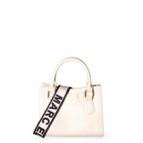 Borsa a mano da donna 100% Pvc FLAT-WOOD-S 24-WHITECAP - LIGHT OTTONE Marc Ellis