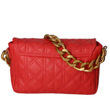 Aurélia Borsa a spalla da donna Vera pelle 04542-S58 ROSSO FUOCO Gave Lux