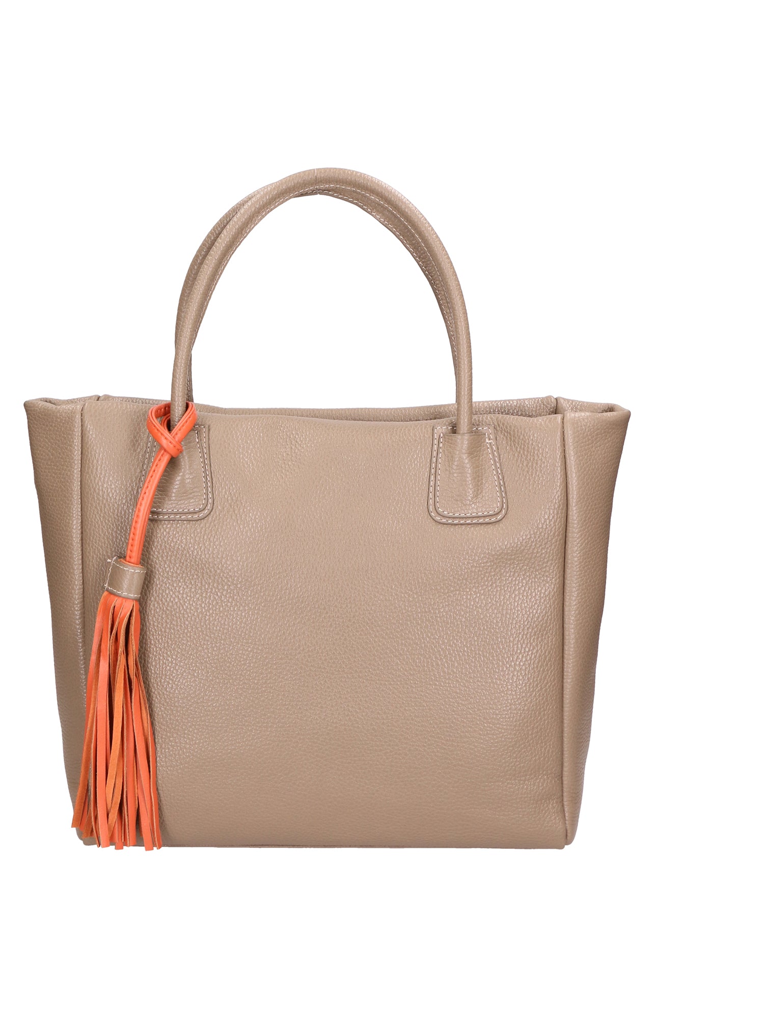 Verdiana Borsa a mano da donna Vera Pelle 06505-D40 TAUPE Gave Lux