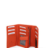 Portafoglio donna in vera pelle Casual RB2440-DLM-ARANCIO Renato Balestra