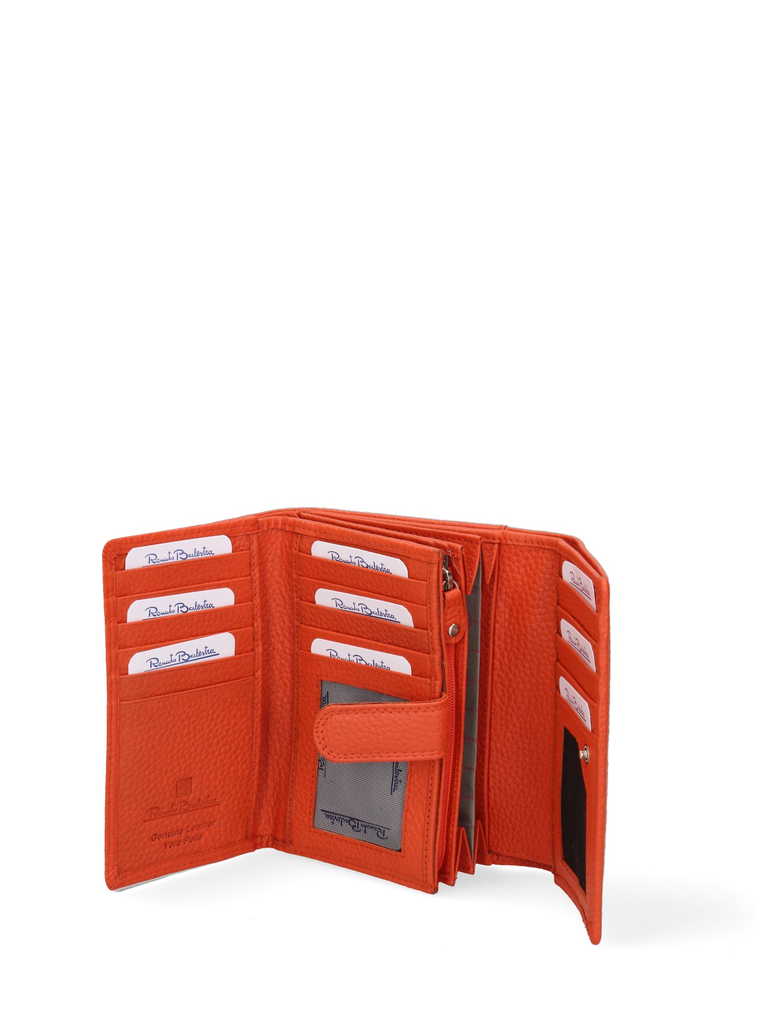 Portafoglio donna in vera pelle Casual RB2440-DLM-ARANCIO Renato Balestra