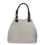 Araminta Borsa Shopper da donna Vera Pelle 80047-018 GRIGIO MEDIO Gave Lux