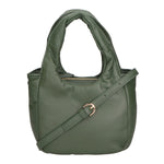 Virna Borsa a mano da donna Vera Pelle 06501-S14 VERDE SCURO Gave Lux