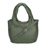 Virna Borsa a mano da donna Vera Pelle 06501-S14 VERDE SCURO Gave Lux