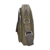 Borsa a tracolla uomo 100% PU Leather PCL3018-GREEN-BLACK Northampton Polo Club
