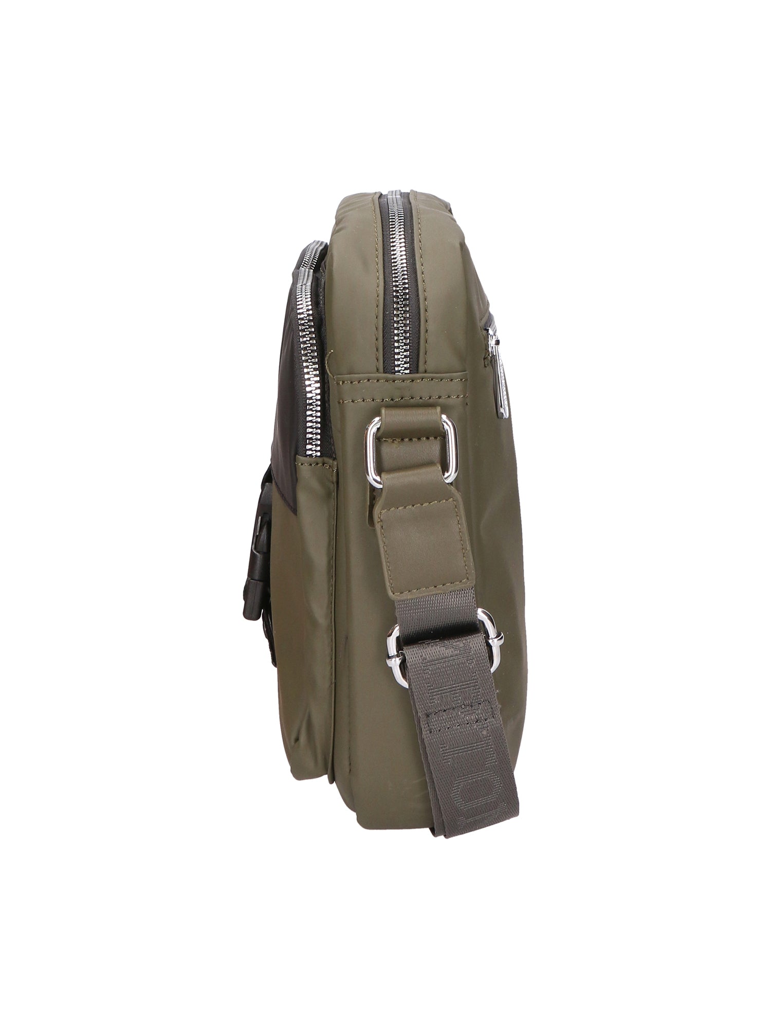 Borsa a tracolla uomo 100% PU Leather PCL3018-GREEN-BLACK Northampton Polo Club