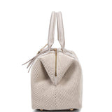 Borsa a mano da donna 100% pelle vegana PU 749-1PT-BEIGE Diana&co