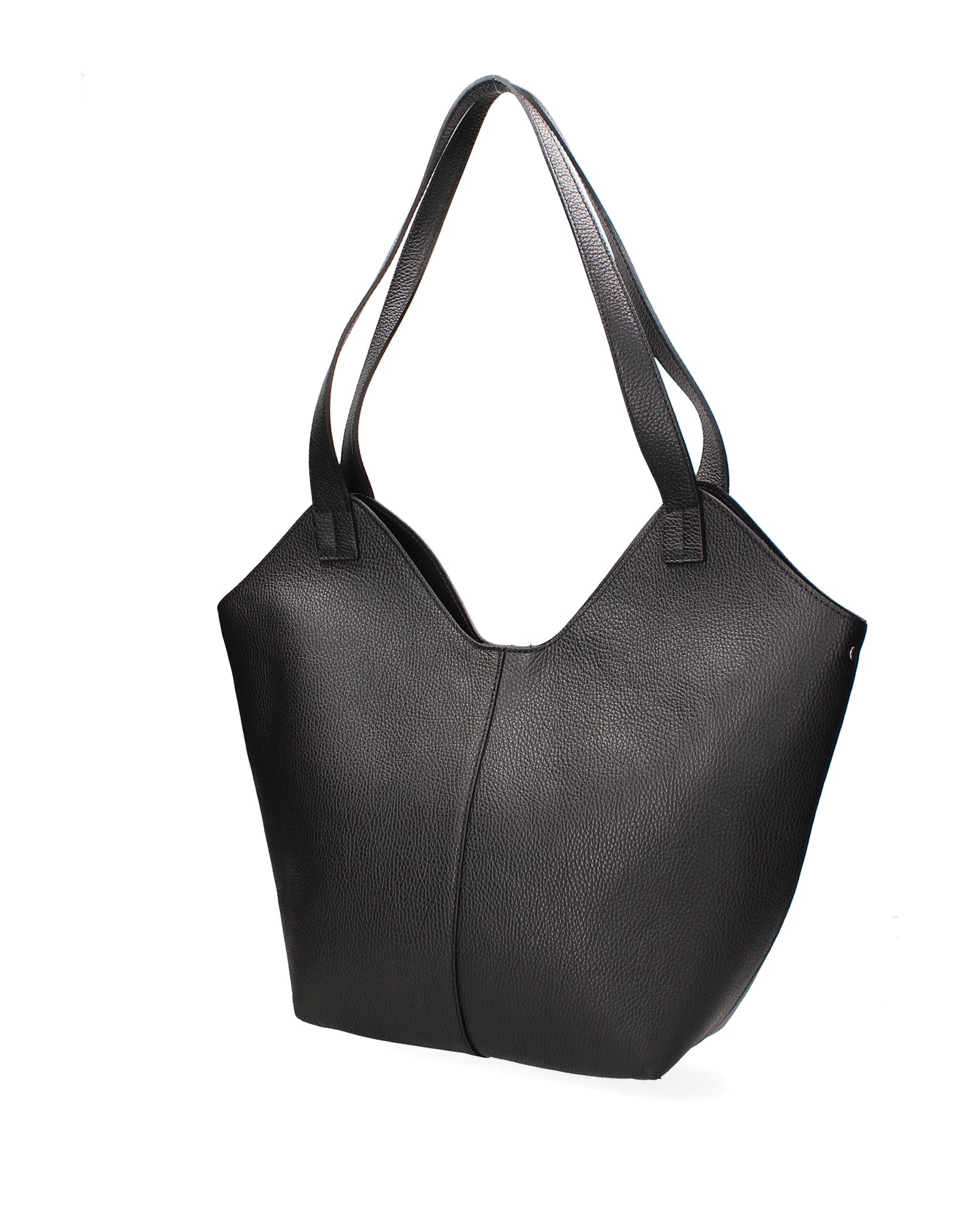 Borsa a mano da donna Vera pelle 07231-D28 NERO Roberta Rossi