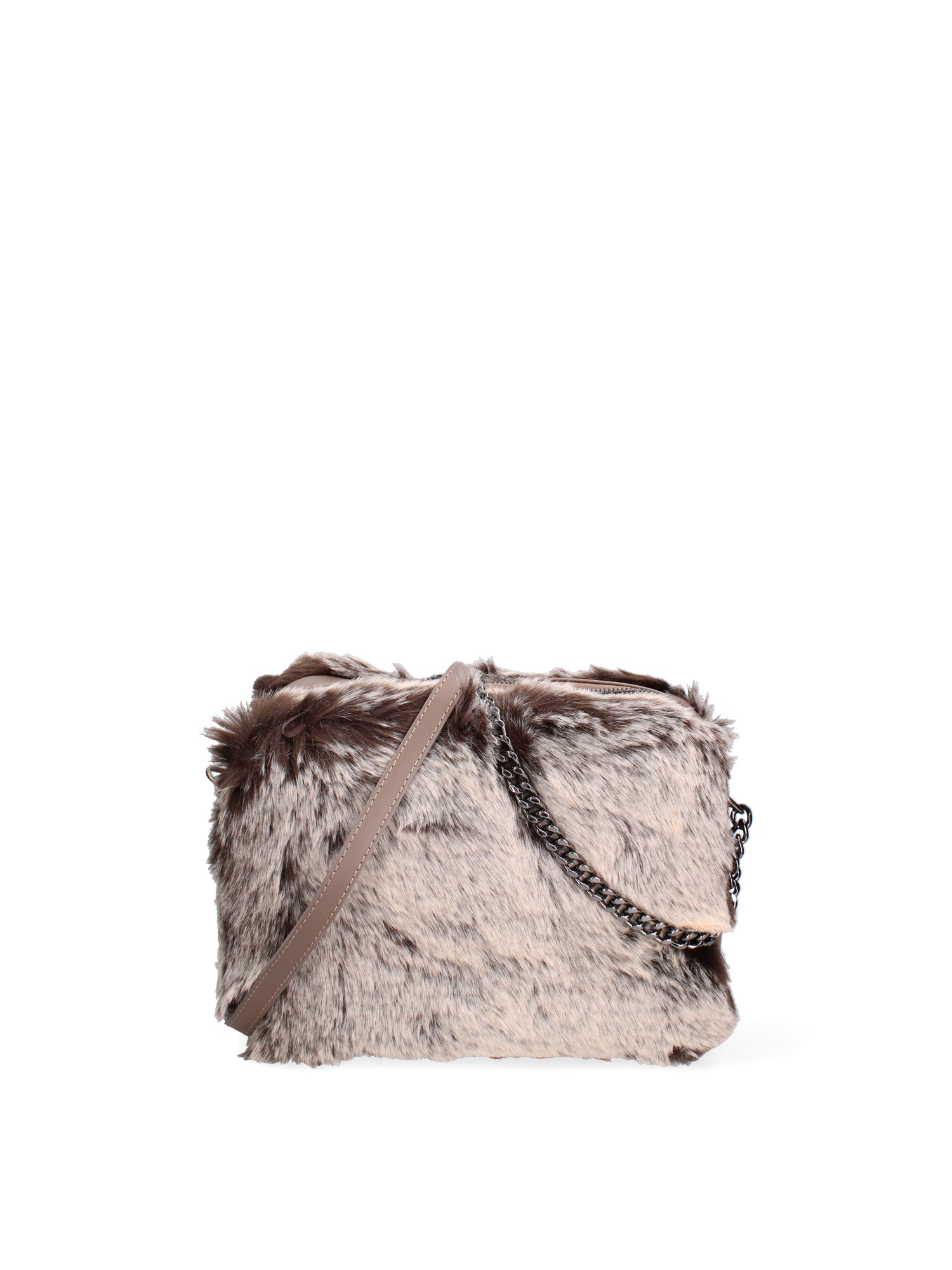 Ambre Borsa a spalla donna Vera pelle 8489-FANGO Gave Lux