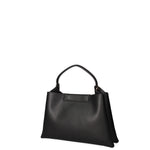 Borsa a mano da donna 100% pelle riciclata 07227-Nero Viola Castellani