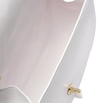 Borsa a mano da donna 100% PVC FLAT ZOE-OFF BLANC + LIGHT GOLD Marc Ellis