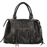 Elara Borsa a spalla da donna Vera pelle 06090-NERO Gave Lux