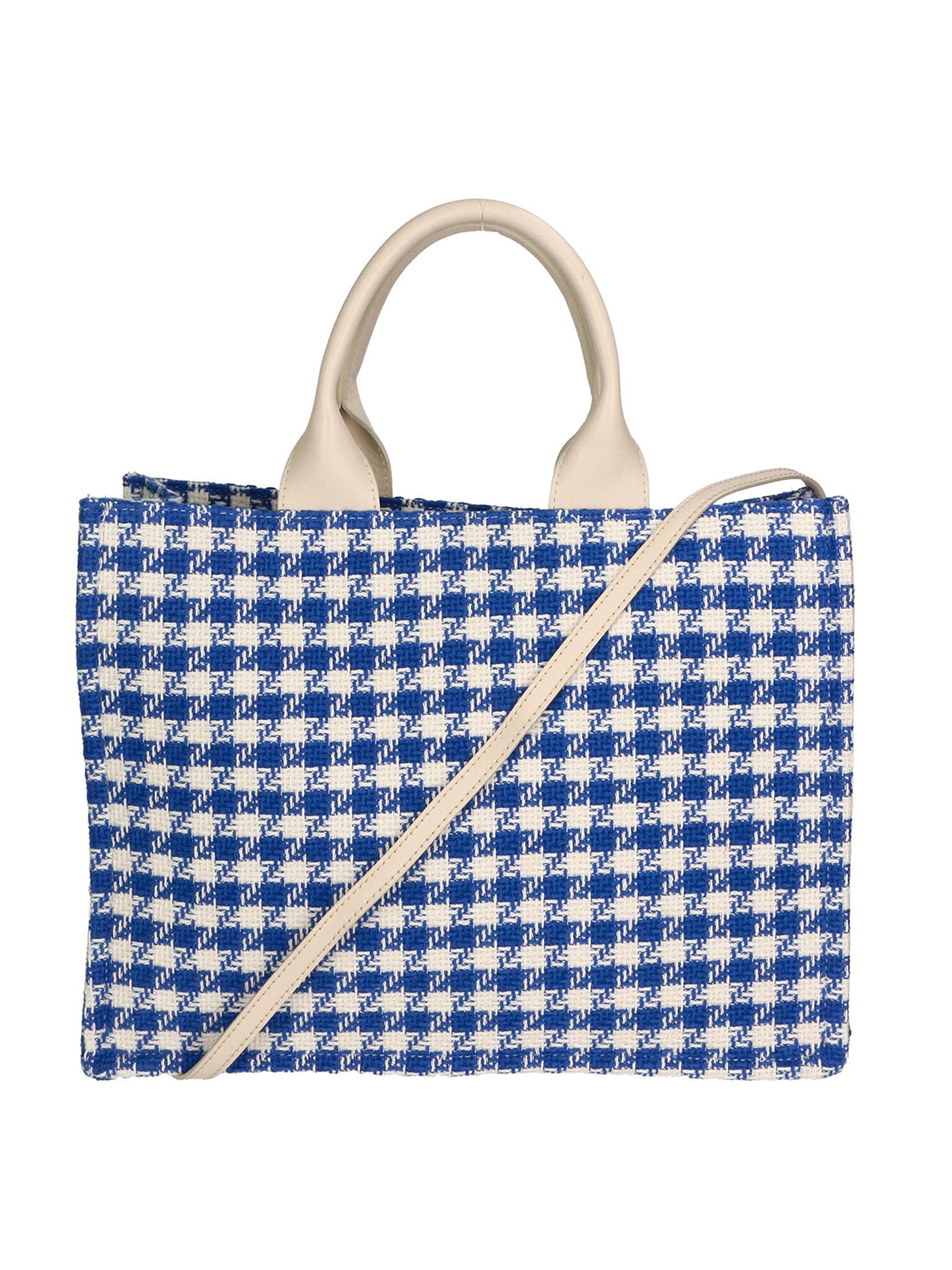 Alicia Borsa a spalla da donna Cotone e pelle 05086-22 BLU ELETTRICO Gave Lux