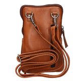 Borsa a tracolla unisex vera pelle 100% Made in Italy SN9861247-TAN Santini Firenze