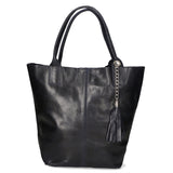 Althea Borsa a mano da donna Vera pelle 5190-012 BLU JEANS Gave Lux