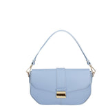 Borsa a spalla da donna Vera pelle 07229-L119 GRIGIO CHIARO Roberta Rossi