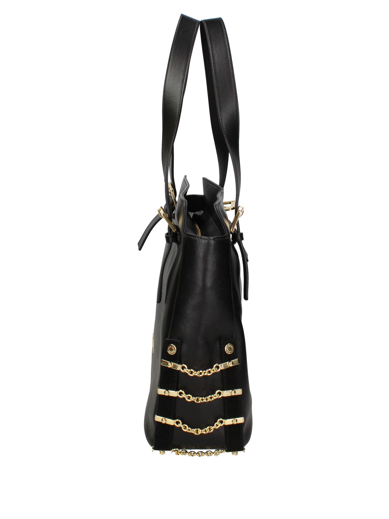 Cesena Borsa a spalla da donna 100% pelle B17221-NERO Braccialini