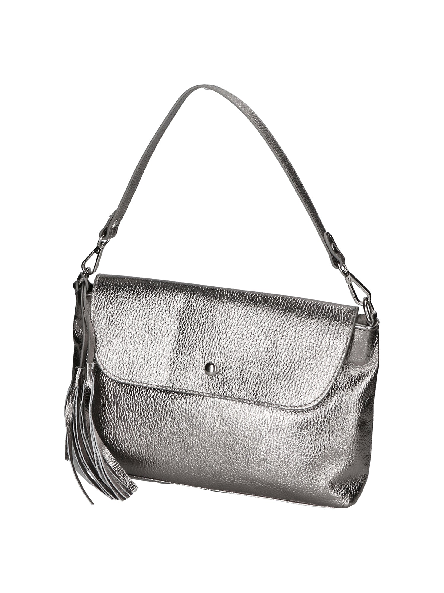 Auralia Borsa a mano da donna Vera pelle 05923-DL2 ACCIAIO Gave Lux
