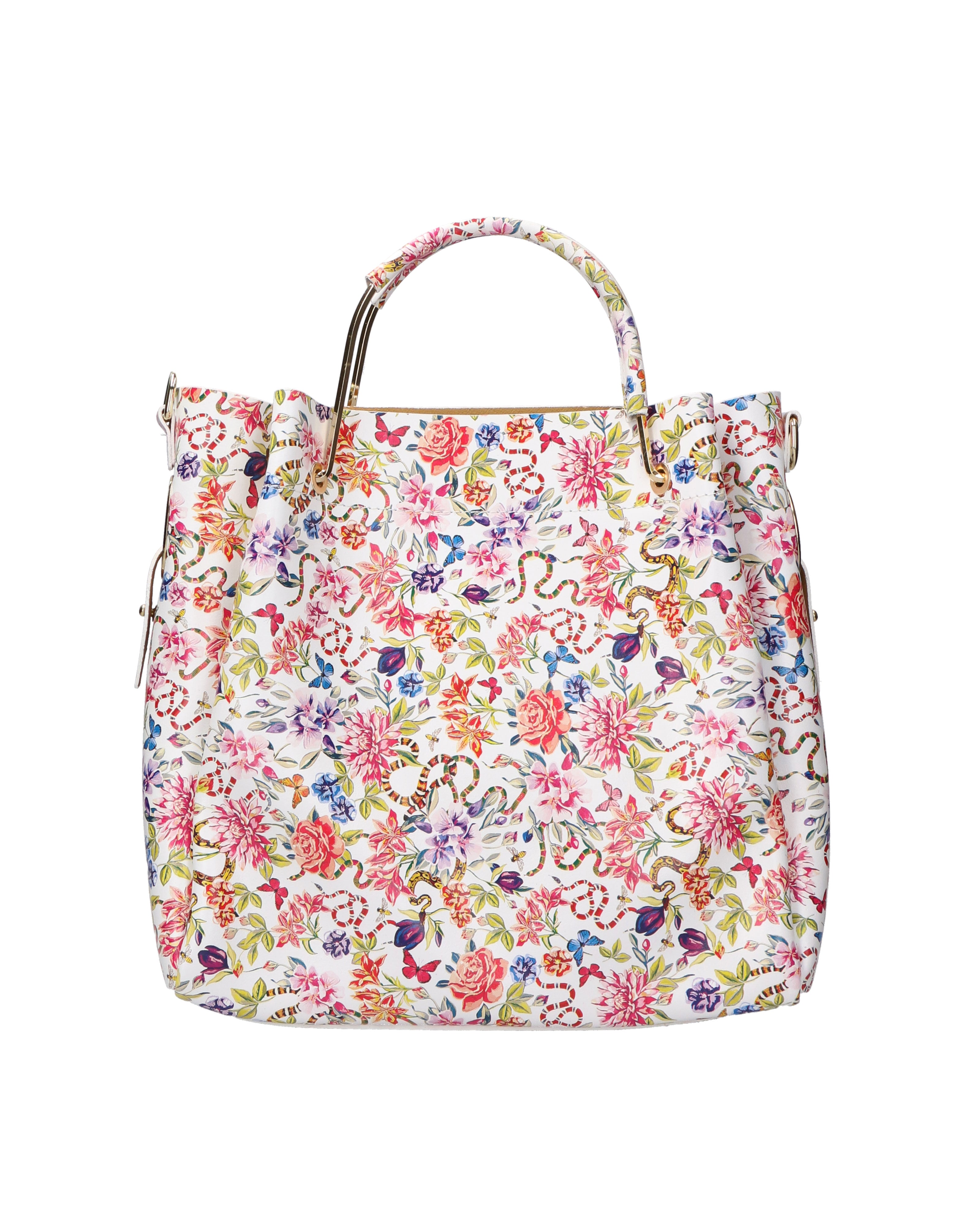 Zeffira Borsa a mano da donna 100% pelle 36003-FIORE-1 Gave Lux