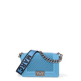 Borsa a mano da donna 100% Pvc FLAT-S-BALL 24-SUGAR BLUE - BRUSH CDF Marc Ellis