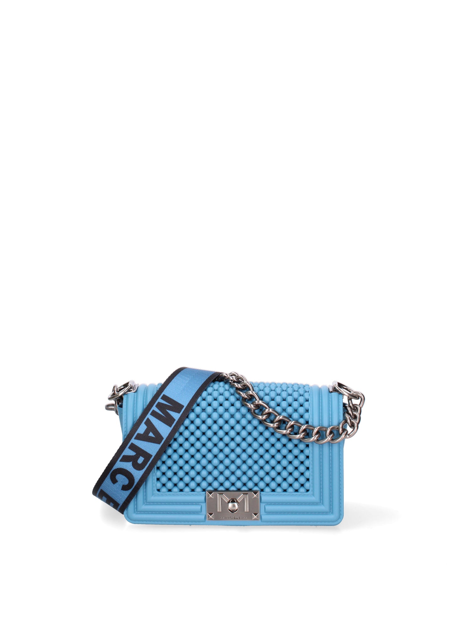 Borsa a mano da donna 100% Pvc FLAT-S-BALL 24-SUGAR BLUE - BRUSH CDF Marc Ellis