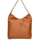Violante Borsa a spalla donna Vera pelle 06897-S17 CUOIO SCURO Gave Lux