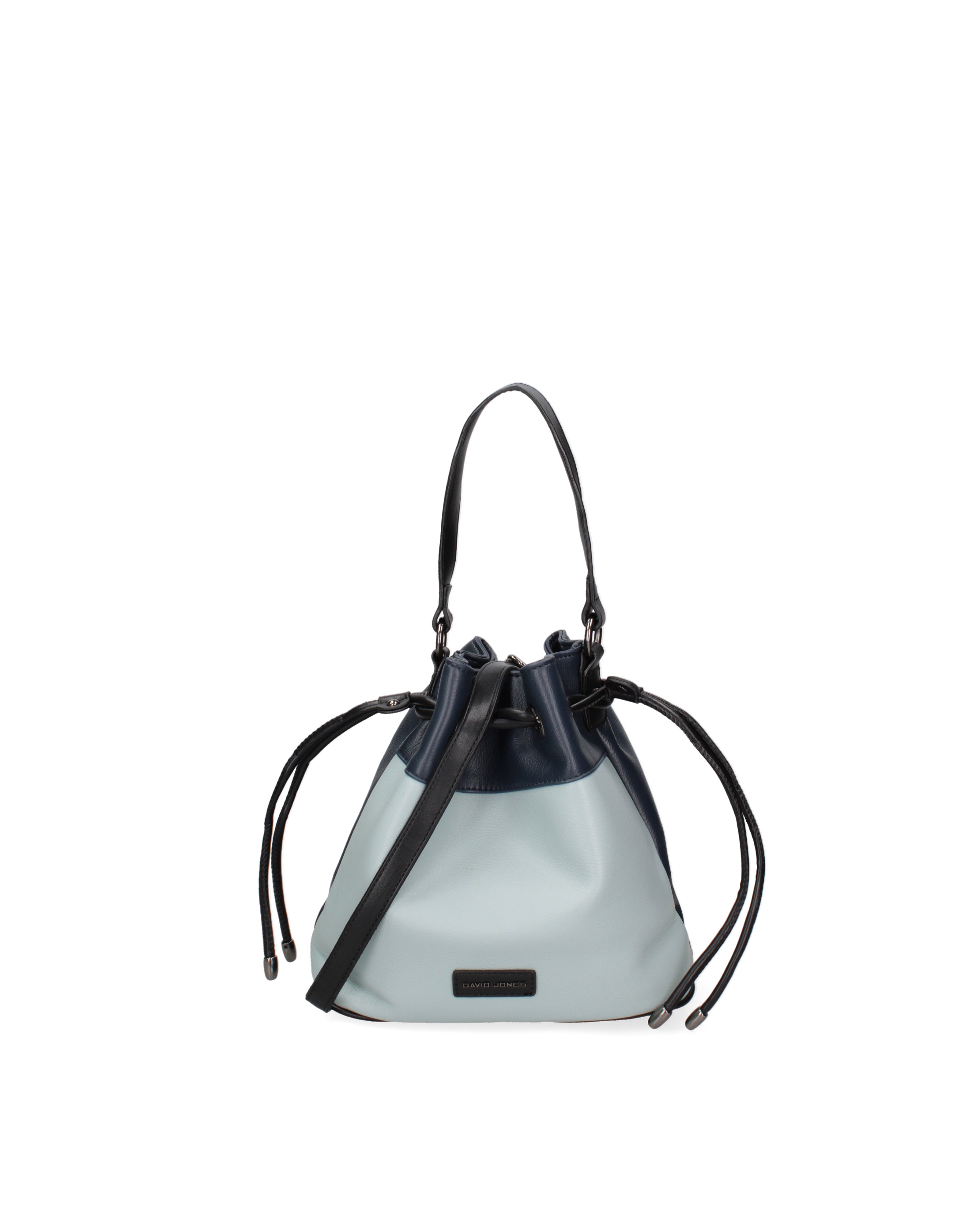 Borsa a secchiello da donna Ecopelle F6714-3-L. BLUE - BLUE David Jones