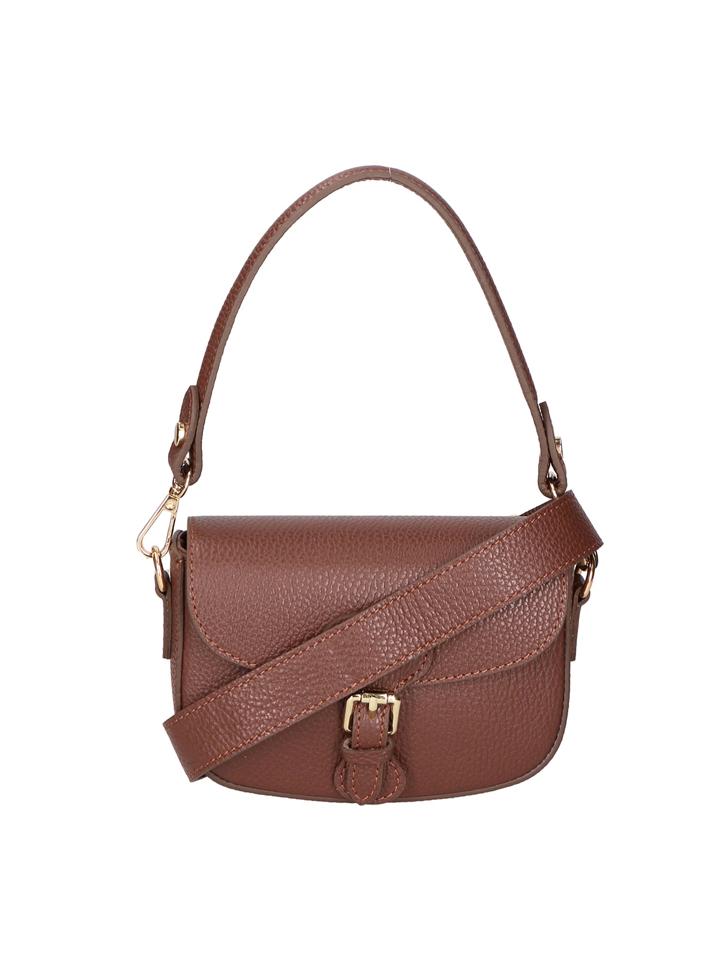 Viktoria Borsa a spalla da donna Vera pelle 06526-D223 cioccolato Gave Lux