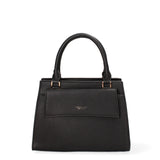 Borsa a mano da donna Ecopelle e Zip 614-2-BLACK Diana&co