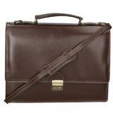 Ivo 7003-T.MORO Borsa da lavoro unisex in vera pelle Gave Lux