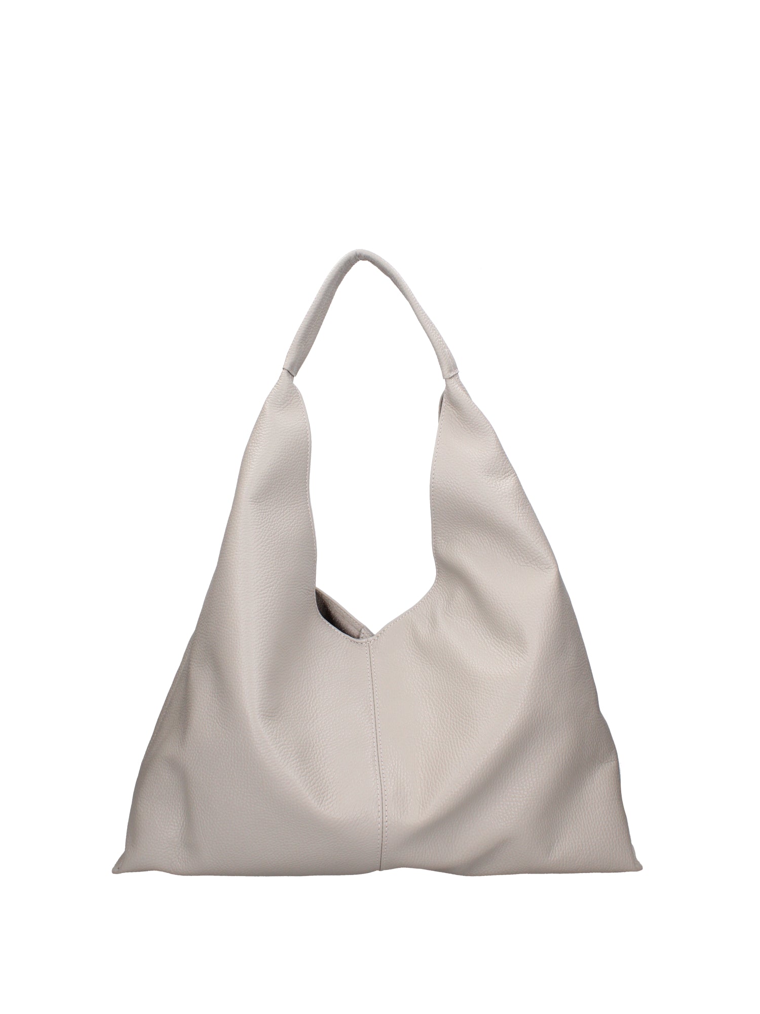 Borsa a mano da donna 100% vera pelle 07209-D86 GRIGIO PERLA Roberta Rossi